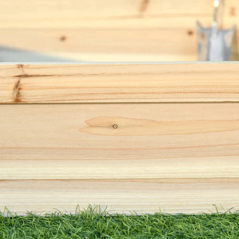 Rootz Verhoogd Bed - Tuinbed - Tuinbed Planter - Bloembak - Hout - 100cm x 92cm x 16cm