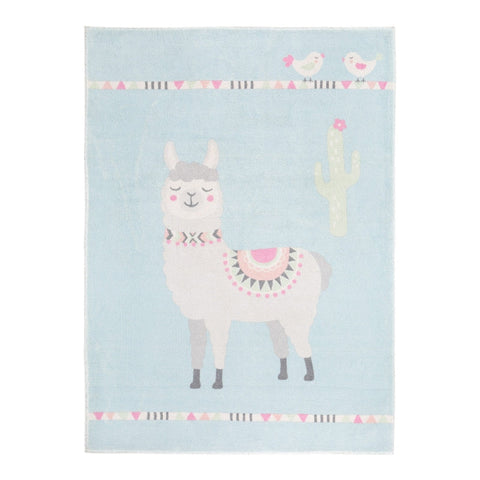 Rootz Carpet - Children's Rug - Indoor And Outdoor - Home - Living Room - Blue - 150 x 80 x 1.2 cm