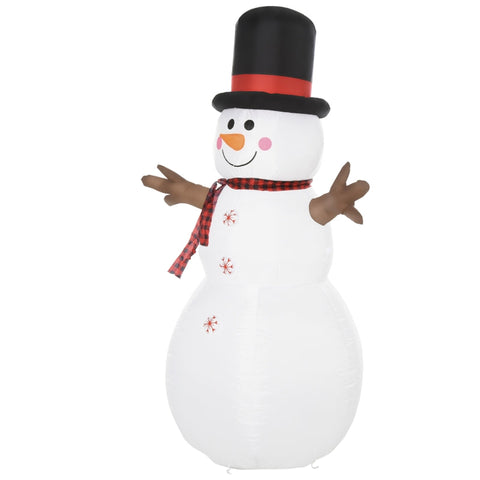 Rootz Snowman - Inflatable Snowman - Christmas Snowman - Christmas Decoration - Weatherproof - Polyester - 100 x 80 x 182 cm