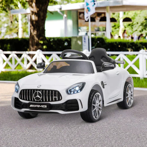 Rootz GTR Children's Car - Children's Vehicle - GTR Electric Car With Remote Control - Music Light - Metal - White - 105 x 58 x 45 cm
