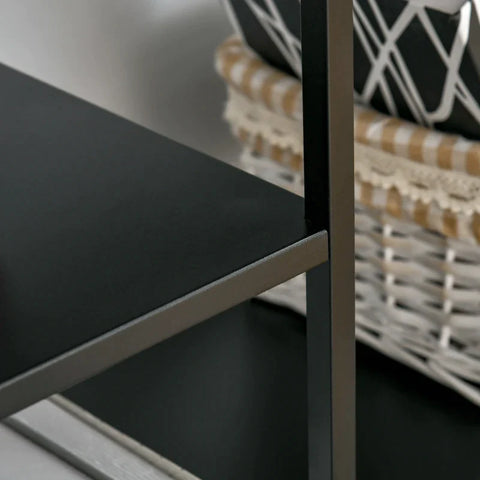 Rootz Storage Rack - Free-standing Shelf - 4 Open Shelves -  Living Room - Garage - Warehouse - Home - Office - 120 cm x 35 cm x 87.5 cm