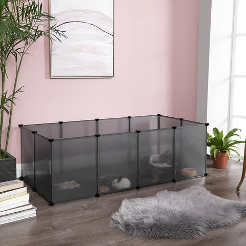 Rootz Outdoor Enclosure - Plastic Plate - Plastic Connector - Weatherproof Enclosure - Outdoor Storage Enclosure - PP Plastic Panels - ABS Plastic Connectors - Gray - 143 x 73 x 46 cm (L x W x H)