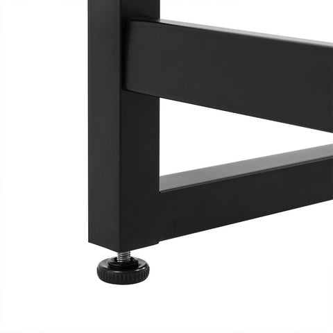 Rootz Computer Desk - L-shaped Computer Desk - Office Desk - Writing Desk - Home Office Furniture - Workstation - Study Desk - Executive Desk - Adjustable Desk - Corner Desk - Greige-Black - 140 x 130 x 76/91.5 cm (L x W x H)