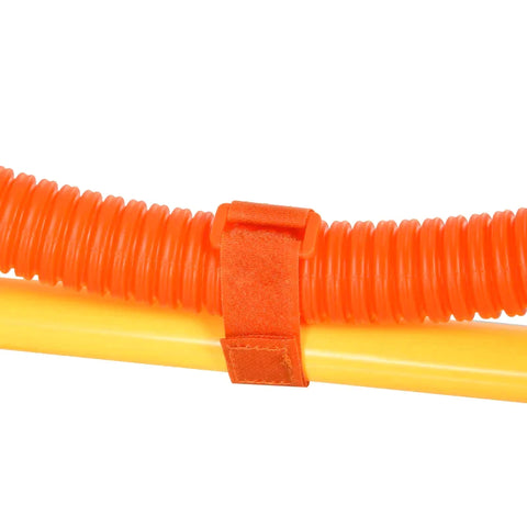 Rootz Dog Agility Set - 4 Obstacles - Training Set - High Jump - Tunnel - Jump Ring - Red+Yellow