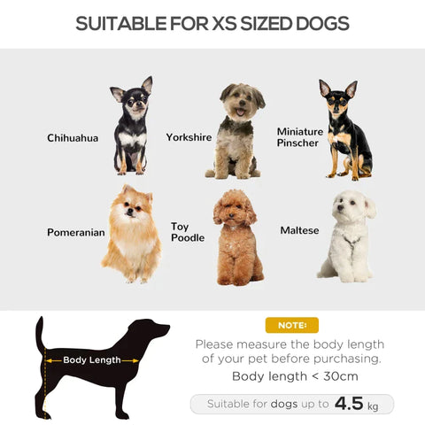 Rootz Dog Sofa - Dog Bed - Dog Mat - Pet Sofa - Natural Wood+Plush - Grey - 66.5 x 45 x 35.5 cm