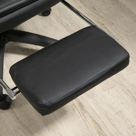Rootz Office Chair - Ergonomic Office Chair - Executive Chair - Padded Backrest - Black - 64 x 64 x 112-120 cm