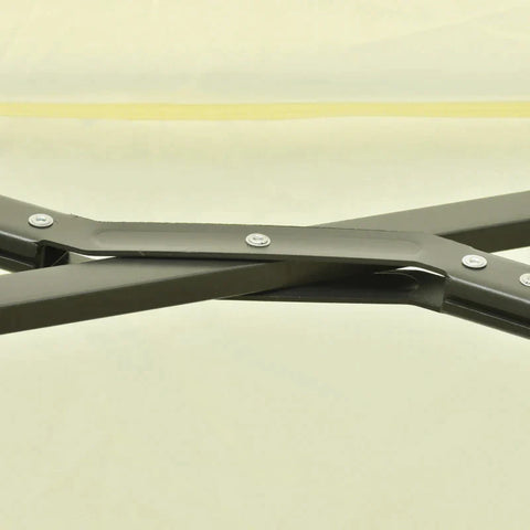 Rootz Double Parasol - Traffic Light Parasol - Double Parasol With Crank - Adjustable Garden Parasol - Sun Protection - Cream/White - 440 x 270 x 250 cm