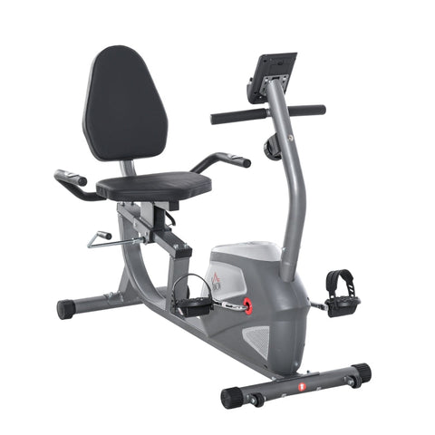 Rootz Heimtrainer – Magnetischer Heimtrainer – Liegeergometer mit LCD-Display – Zuhause – Fitnessstudio – Metall – ABS – 136 x 62,5 x 38 cm