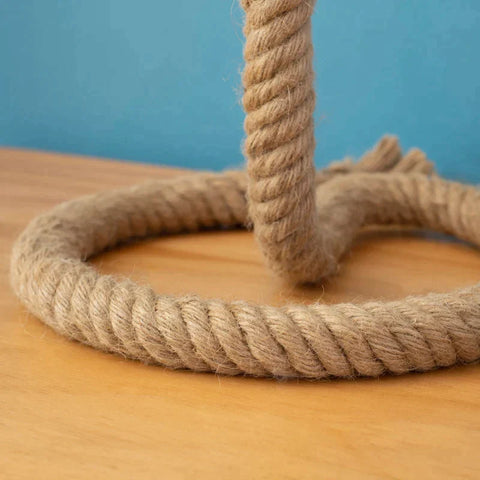 Rootz Nachttischlampe – Tischlampe – Wohnzimmer – Schlafzimmer – Arbeitszimmerlampe – Beige + Braun – 21 cm x 18 cm x 46 cm