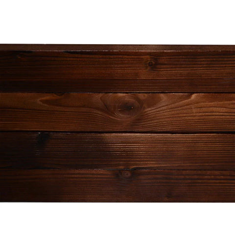 Rootz Raised Bed - Plant Box - Vegetable Bed - Herb Bed - Solid Wood - Dark Brown - 60 x 60 x 23 cm