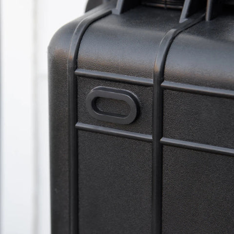 Rootz Tool Cases - Outdoor Protection Box - 2 Wheeled - 2 Handle - Waterproof Valuables Case - With Air Valve - Black - 34cm x 29cm x 15cm