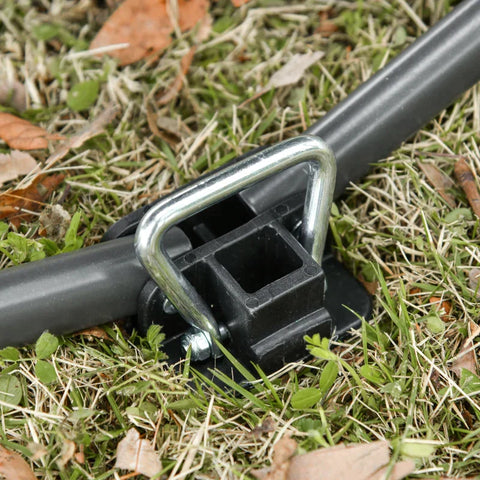 Rootz Camping Bed - Folding Bed - Portable Camping Bed - Side Pocket - Cup Holder - Green And Black - 200 x 73 x 49 cm