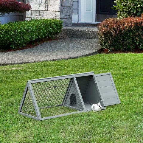 Rootz Kleindierenhok - Kleindierenhok - Konijnenhok - Dierenkooi - Grijs