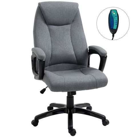 Rootz Office Chair - Gaming Chair - Swivel Chair - Massage Office Chair - Executive Chair - Massage Function - Grey