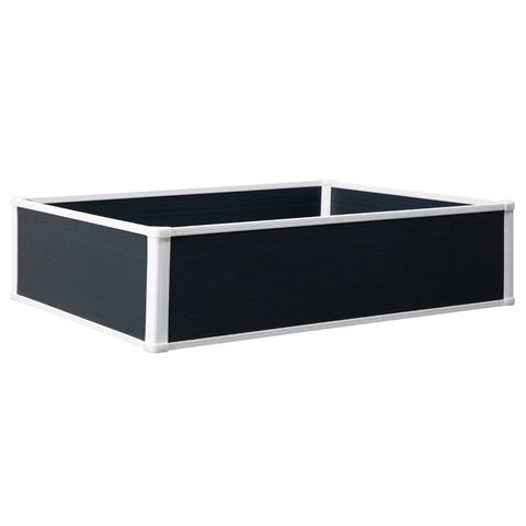 Rootz Raised Bed - Planter With Drainage Function - Protection Against Pests - Plastic - Grey - 120 x 90 x 30 cm