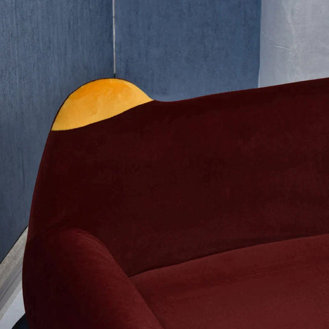 Rootz Pet Sofa - Dog Sofa - Cover Pet - Wooden Legs - Dog Bed - Cat Sofa - 81 x 53 x 45.5 cm