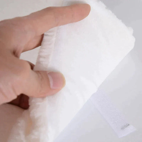 Rootz Scratching Post - Cat Lounger - Cat Shelf - Plush Pad - Lounger With Scratcher - White - 55 x 30 x 50 cm