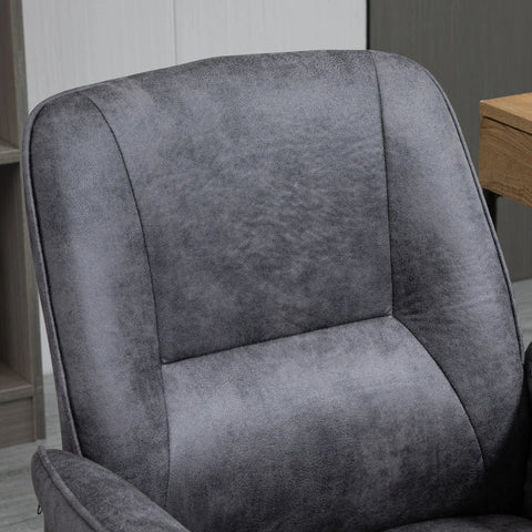 Rootz Office Chair - Desk Chair - Height-adjustable - Rocker Function - Swivel - Steel - Dark Grey - 67 x 69 x 102cm