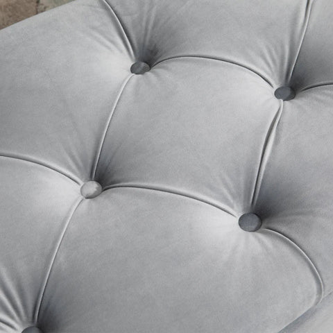 Rootz Bench - Stool - Chest Of Drawers - Storage Box - Footstool With Storage Space - Velvet-touch Rubber Wood - Grey - 120 x 46 x 42 cm