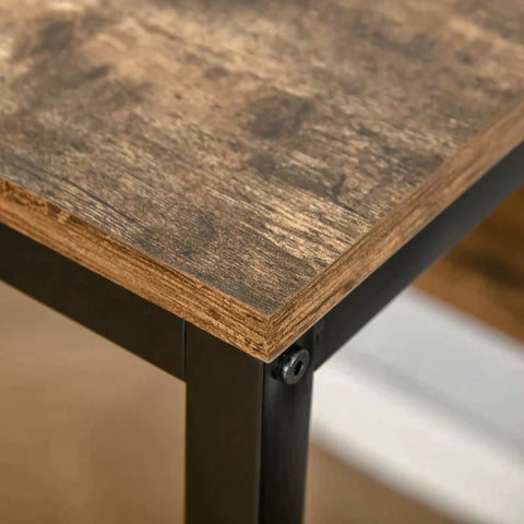 Rootz Desk - Computer Desk - Adjustable Desk - 4 Storage Shelves - 140x 60x 122cm