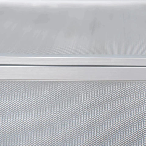 Rootz Reptile Box - Kweekbox voor reptielen - Amfibieën Spinachtigen Reptielenkweekbox - Reptielenkweektank - Aluminium - Zilver - 45 x 45 x 80 cm