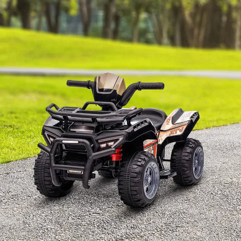 Rootz Children's Electric Vehicle - Mini Electric Quad - Children's Motorcycle - Electric Quad For 18-36 Months - Black - 70 x 42 x 45 cm