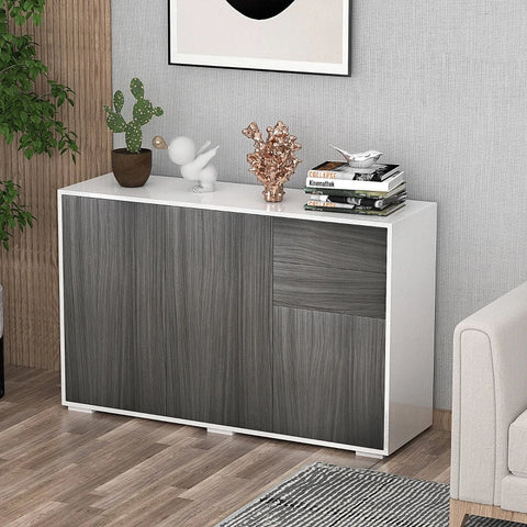 Rootz Standing Cabinet - Storage Cabinet - Cabinet Chest - Cabinet - 117 cm x 36 cm x 74 cm