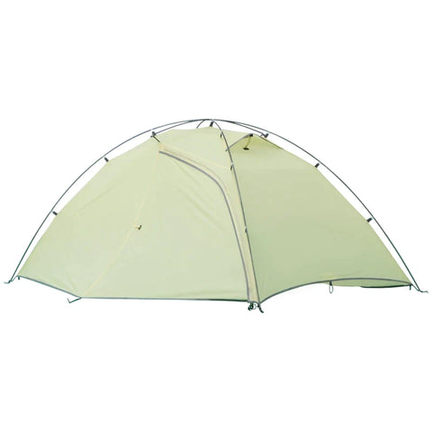 Rootz Tent - 2 Person Tent - With Carry Bag - Waterproof - Silicone Cloth/Aluminum - Cream White - 2.3 x 1.4 x 1.1m