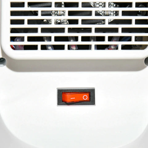 Rootz Heater - Heater Fan - 2000W Elektrische Heater - Keramische Verwarmingstoren met Afstandsbediening - Oscillatie Heater - Kunststof - Wit - Ø15,1 x 50,9H cm