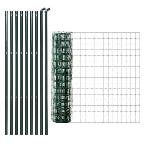 Rootz Garden Fence - Flexible Fence - Roll Mesh - Steel - 10 x 1.5 m