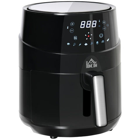 Rootz Air Fryer - Hot Air Fryer - 1500W Air Fryer - With 8 Preset Modes - LED Display - Black - 28 x 35.1 x 33 cm