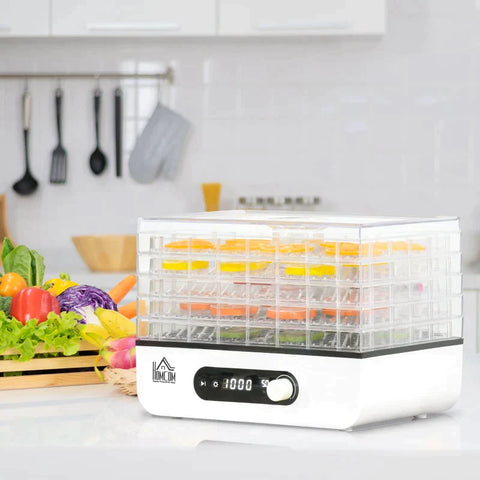 Rootz Food Dehydrator - Dehydrator - Food Retains - 29 Cm X 19 Cm X 21.5 Cm