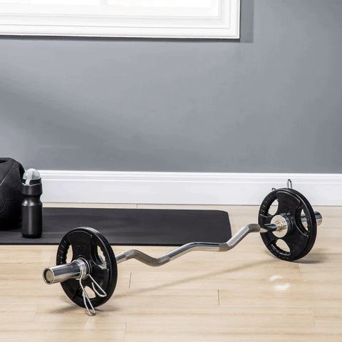 Rootz Weight Plates - Set Of 2 - 5 Kg Per Plate - Three Handles - Floor-friendly Rubber Coating - Metal - Black - 24L x 24W x 3.5H cm