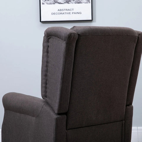 Rootz Einzelsessel - Entspannungssessel - Einzelsessel - Relaxsessel - Sessel - Braun - 76 x 86 x 108 cm