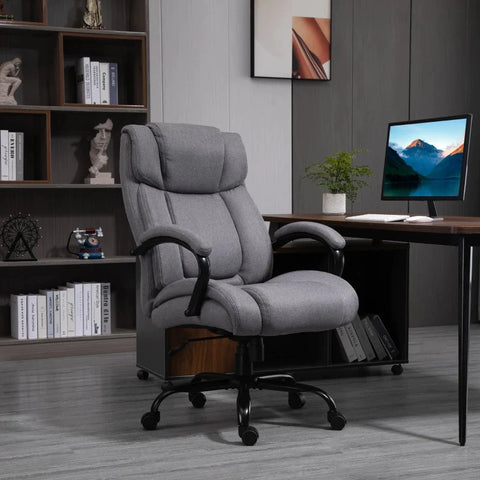 Rootz Office Chair - Desk Chair - Gaming Chair - Swivel Chair - Work Chair - Casual Office Chair - Ergonomic Chair - Light Gray - 72.5x83x110-118 cm