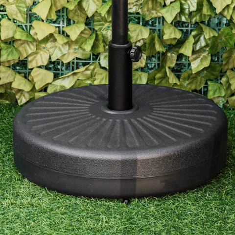 Rootz Umbrella Base - Parasol Base - Umbrella Stand - Parasol Umbrella Poles - Black