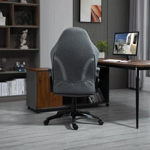 Rootz Office Chair - Gaming Chair - Swivel Chair - Massage Office Chair - Executive Chair - Massage Function - Grey