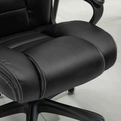 Rootz Massage Office Chair - Swivel Chair - Gaming Chair - Computer Chair - Black - 66 x 78 x 112-120 cm
