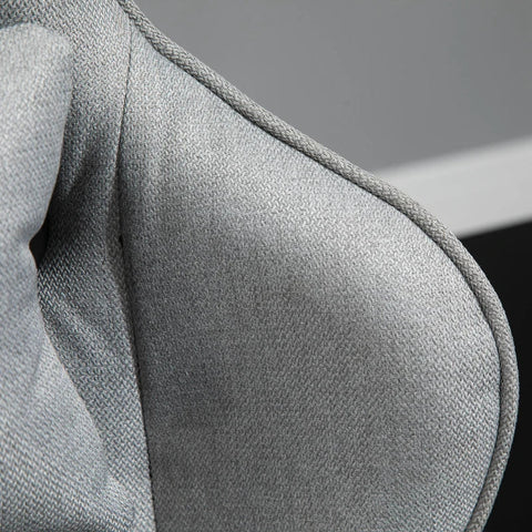 Rootz Office Chair - Computer Chair - Swivel Chair - Desk Chair - Gray - 73x57x127-135 cm