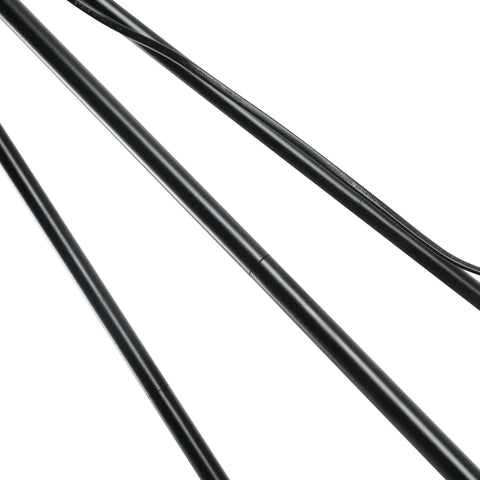 Rootz Floor Lamp - Lamp - Lampshade - Adjustable Floor Lamp - Steel + Polyester - Black/white - 37x37x152cm