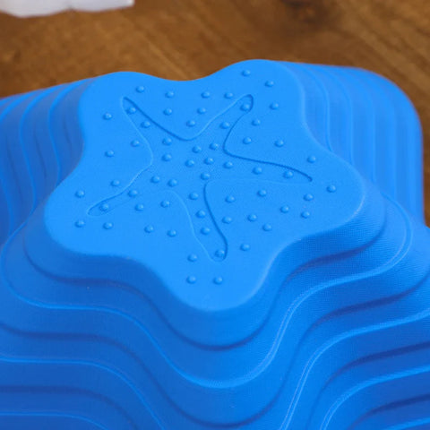 Rootz Stepping Stones Set For Children - Aged 3 And Over - 5 Stones - Non-slip - Up To 80 Kg - Starfish Design - Play For Indoors - Outdoors - Multicolour