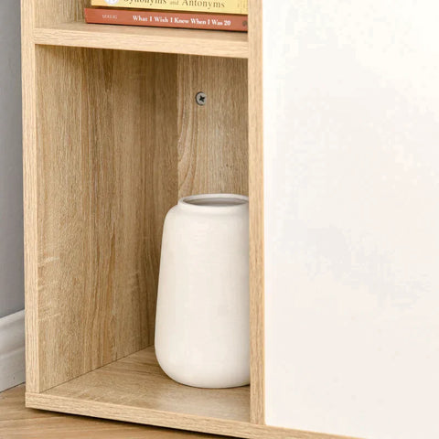 Rootz Computer Desk - Office Desk - Writing Table - Desk - With Shelves - 115x 55x 75H cm