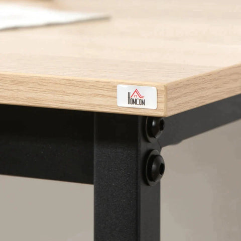 Rootz 3-piece Seating Group - Industrial Design - 1 Table 2 Stools - Black + Natural - 80L x 50W x 85H cm