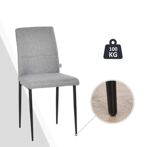 Rootz Stühle – Küchenstühle – Esszimmerstühle – Grau