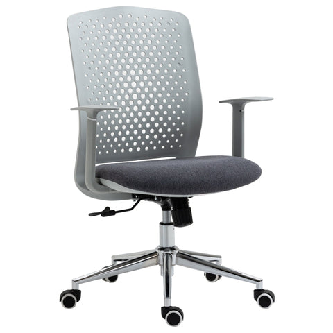 Rootz Office Chair - Computer Chair - Swivel Chair - Grey - 63.5W x 56D x 94.5-102.5H cm