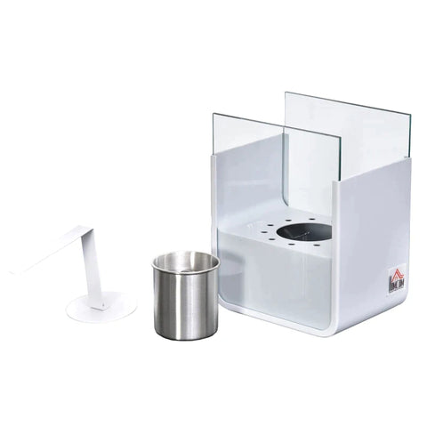 Rootz Ethanol Fireplace - Bio Fireplace - Fireplace - Stainless Steel - 20 x 15 x 25 cm