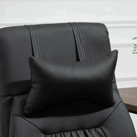 Rootz Massagestoel - Directiestoel - Bureaustoel - Stoel Met 7 Vibratie Massagepunten - Zwart - 68 cm x 79 cm x 112 cm