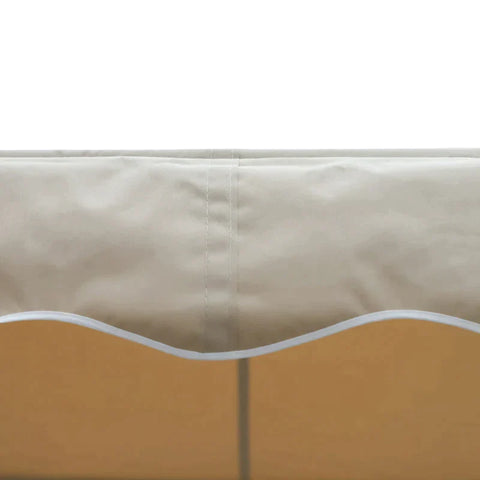 Rootz Awning - Stand Awning - Garden Awning - Folding Arm Crank - Beige - 3x3m