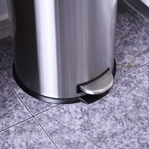 Rootz Prullenbak - Pedaalemmer - 20/30 L - Binnenemmer - Soft Close - RVS - Zilver
