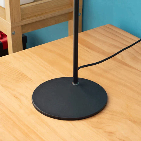 Rootz Tischlampe – Nachttischlampe – Wohnzimmer – Schlafzimmer – Arbeitszimmerlampe – Schwarz + Gold – 21 cm x 18 cm x 46 cm